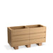 KOHLER K-32299 Landshapes 60" bathroom vanity cabinet, stratified oak