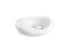 KOHLER K-32300-0 K-32300 Landshapes 21-1/2" Oval Vessel Bathroom Sink, No Overflow, white