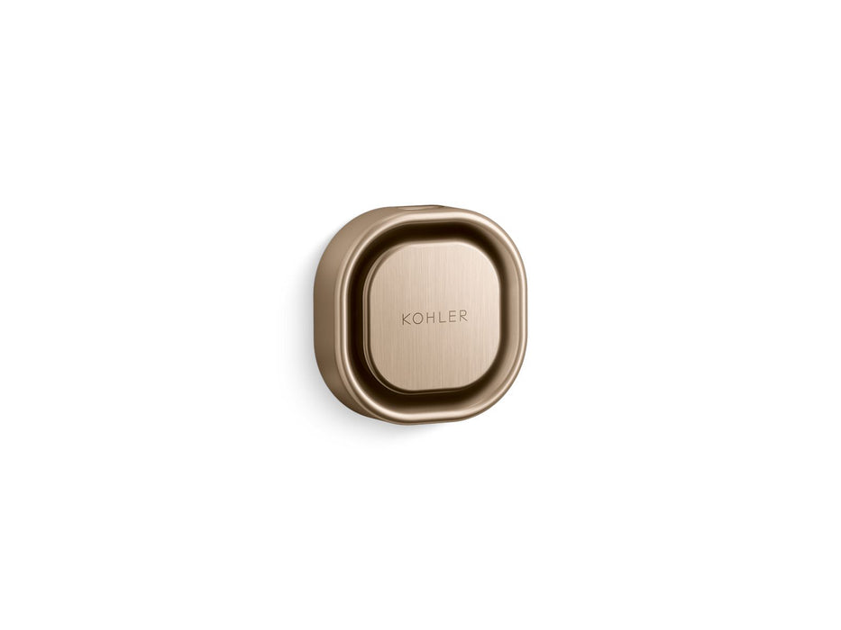 KOHLER K-32310 Invigoration Square steam head, vibrant brushed bronze