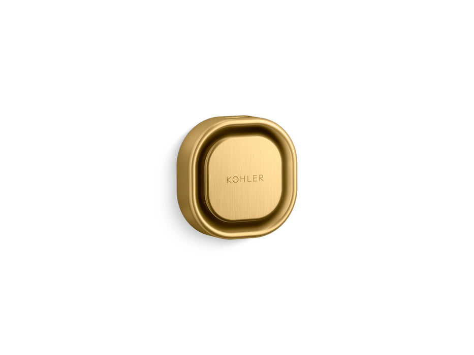 KOHLER K-32310 Invigoration Square steam head, vibrant brushed moderne brass