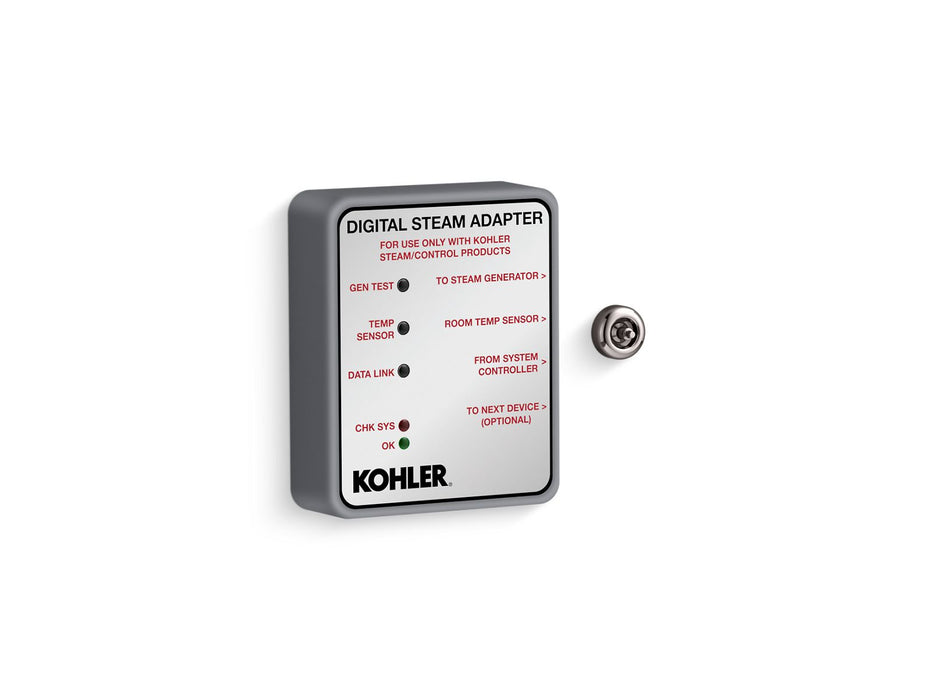 KOHLER K-32311 Invigoration Digital steam adapter, vibrant titanium