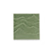 KOHLER K-32576 Landshapes 4" x 4" Feature Tile produced by the KOHLER WasteLAB, dark celadon