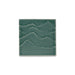 KOHLER K-32576 Landshapes 4" x 4" Feature Tile produced by the KOHLER WasteLAB, deep teal