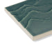 KOHLER K-32576 Landshapes 4" x 4" Feature Tile produced by the KOHLER WasteLAB, deep teal - view 3