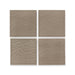 KOHLER K-32576 Landshapes 4" x 4" Feature Tile produced by the KOHLER WasteLAB, light warm grey - view 4