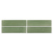 KOHLER K-32624 Landshapes 3" x 12" feature tile produced by the KOHLER WasteLAB, dark celadon - view 4