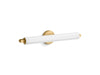 KOHLER K-32631-SCLED Crue 24" LED bath bar, brushed moderne brass