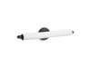 KOHLER K-32631-SCLED Crue 24" LED bath bar, matte black