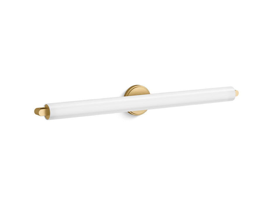 KOHLER K-32632-SCLED Crue 36" LED bath bar, brushed moderne brass