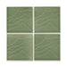 KOHLER K-32639 Landshapes 6" x 6" feature tile produced by the KOHLER WasteLAB, dark celadon - view 4