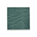 KOHLER K-32639 Landshapes 6" x 6" feature tile produced by the KOHLER WasteLAB, deep teal