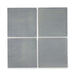 KOHLER K-32639 Landshapes 6" x 6" feature tile produced by the KOHLER WasteLAB, light blue grey - view 4