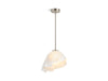 KOHLER K-32695-PELED Landshapes 14-3/4" pendant, brushed nickel - view 2
