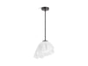 KOHLER K-32695-PELED Landshapes 14-3/4" pendant, matte black