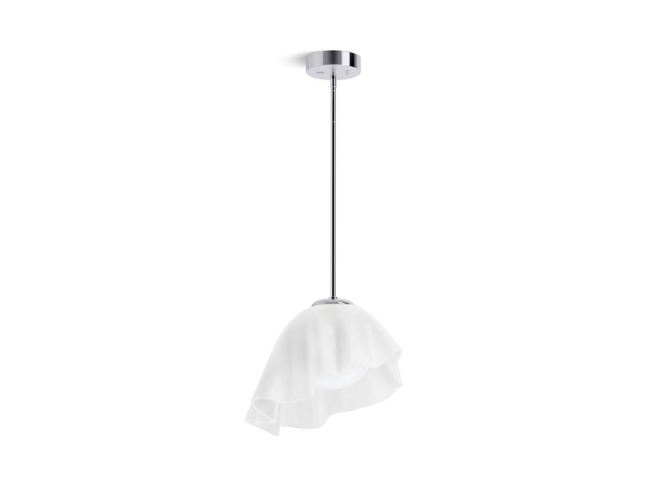 KOHLER K-32695-PELED Landshapes 14-3/4" pendant, polished chrome