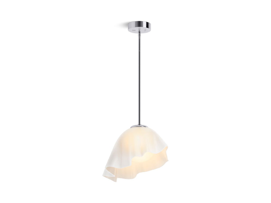 KOHLER K-32695-PELED Landshapes 14-3/4" pendant, polished chrome - view 2