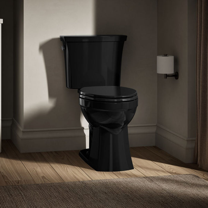 KOHLER K-32809 Kelston Elongated toilet bowl, black black - view 2