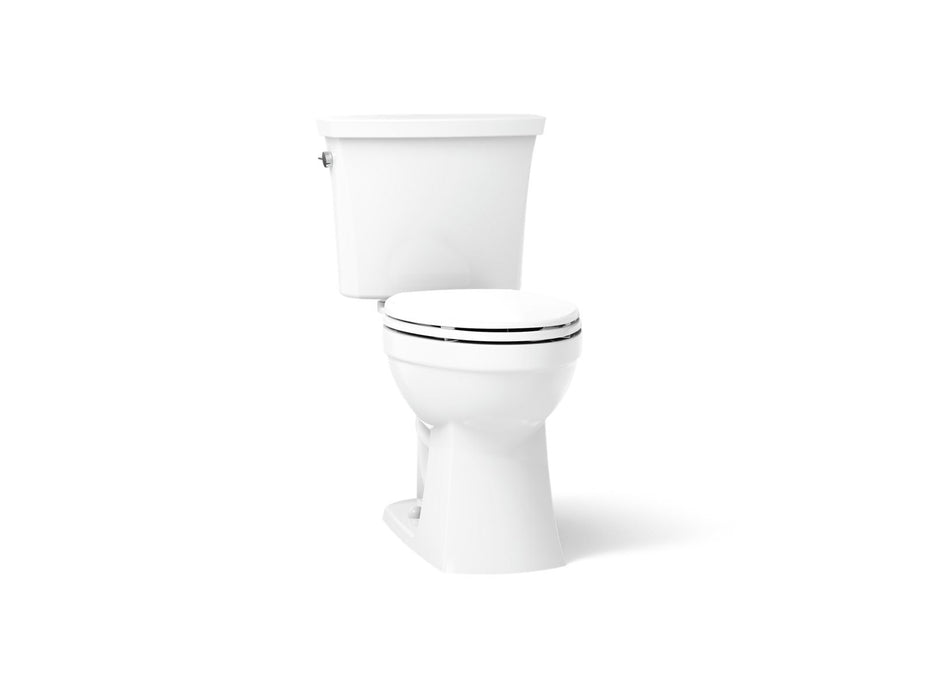 KOHLER K-32820 Kelston ContinuousClean ST two-piece elongated toilet, 1.28 gpf, white