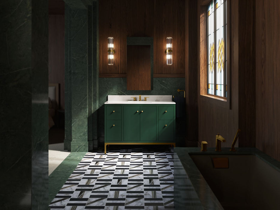 KOHLER K-32834 Calpa 48" bathroom vanity cabinet with sink and quartz top