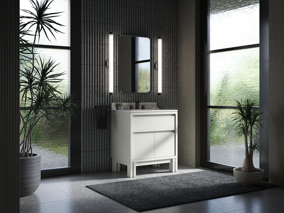KOHLER K-32836 Solive 30" bathroom vanity cabinet with sink and quartz top