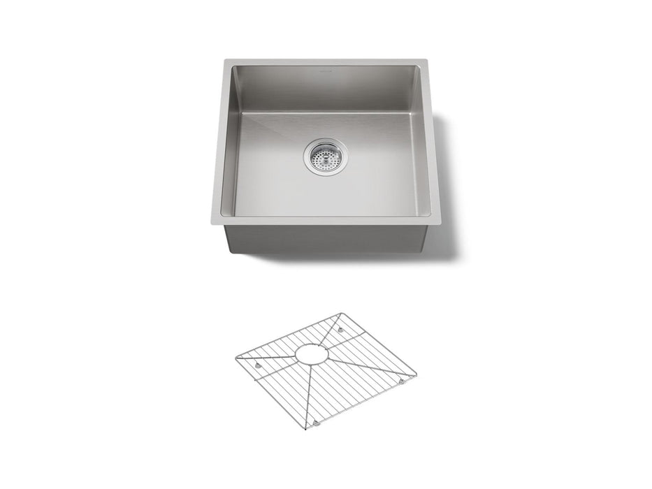 KOHLER K-33153 Strive 20" undermount single-bowl bar sink, stainless steel