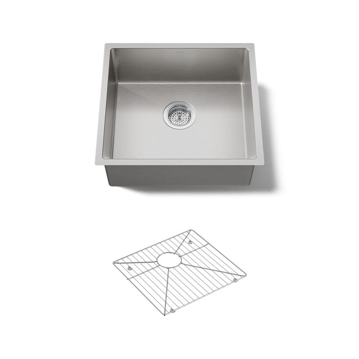 KOHLER K-33153 Strive 20" undermount single-bowl bar sink, stainless steel - view 5