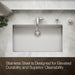 KOHLER K-33158 Strive 32" undermount single-bowl kitchen sink, stainless steel - view 5