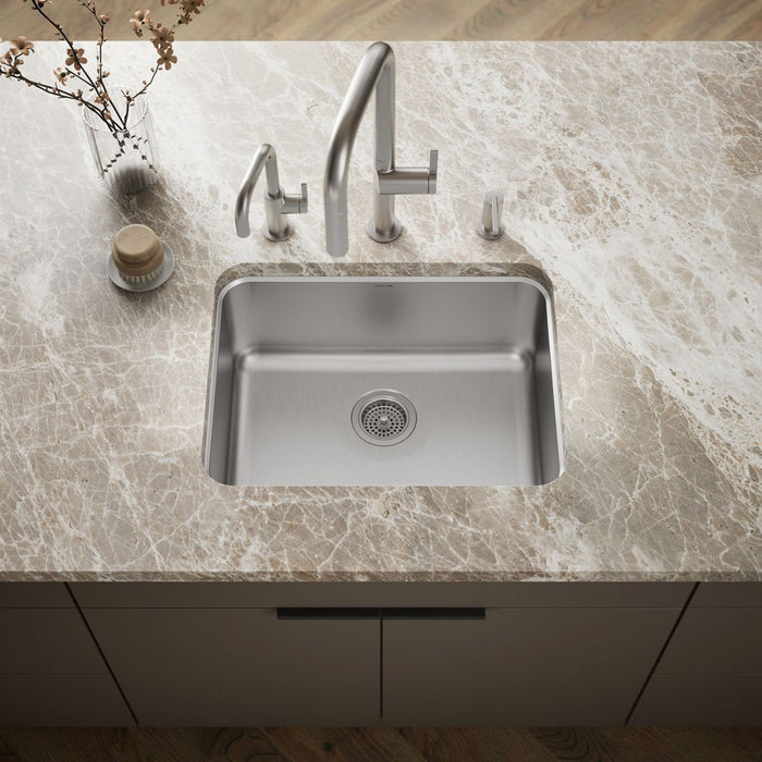 KOHLER K-3325 Undertone 23" undermount single-bowl kitchen sink, stainless steel - view 2
