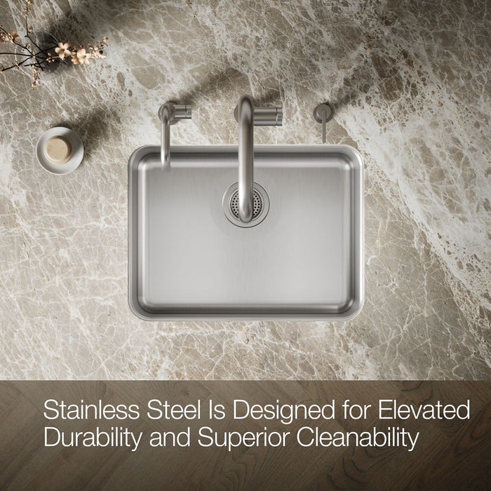 KOHLER K-3325 Undertone 23" undermount single-bowl kitchen sink, stainless steel - view 5