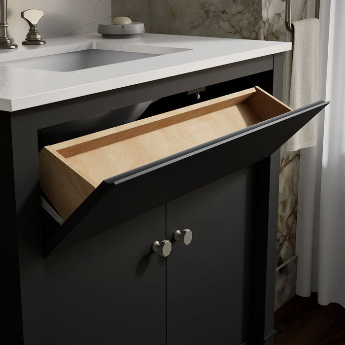 KOHLER K-33266 Alouette 36" bathroom vanity cabinet with sink and quartz top