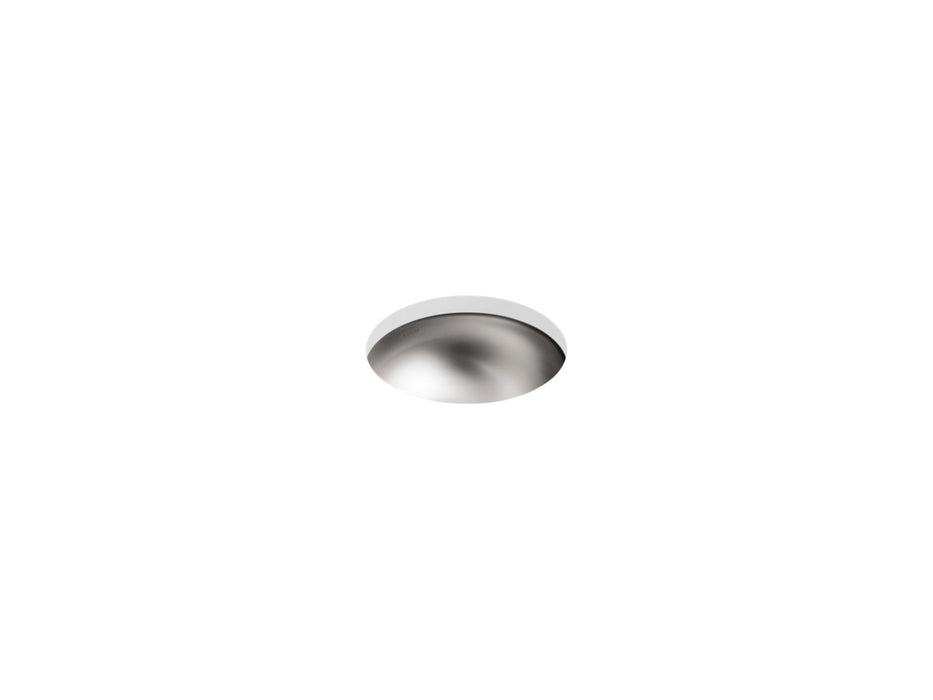 KOHLER K-3339 Undertone 13-3/4" undermount single-bowl kitchen sink, stainless steel