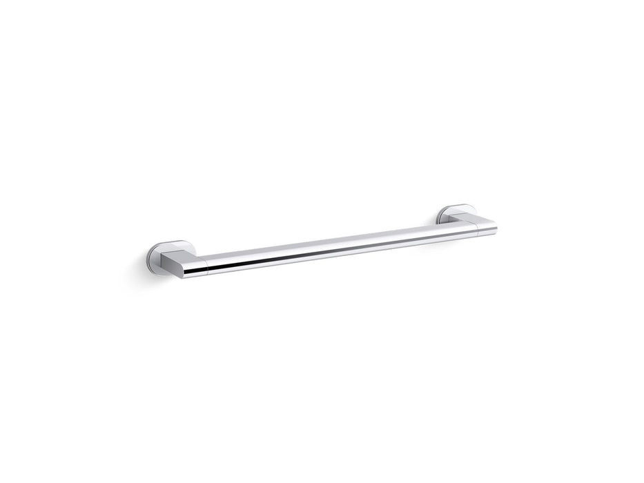KOHLER K-33457 Belay 18" grab bar, polished chrome