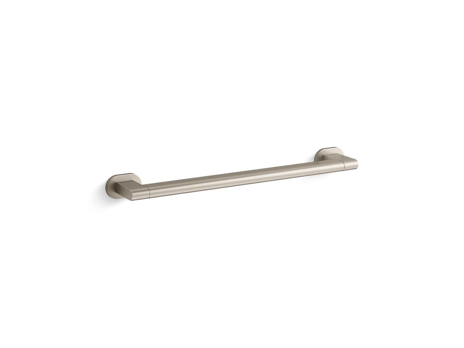 KOHLER K-33457 Belay 18" grab bar, vibrant brushed nickel
