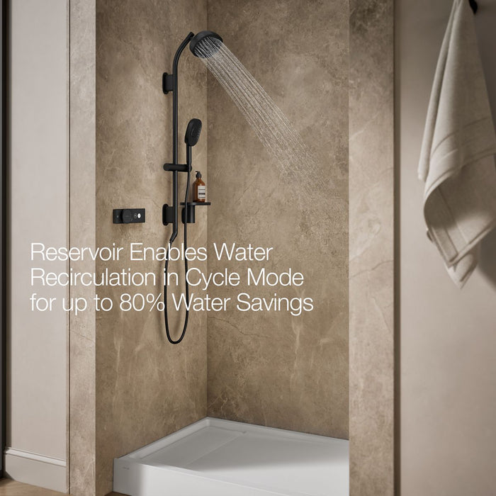 KOHLER K-33479-0 K-33479 Anthem EvoCycle 48" x 32" Alcove Shower Base, Left Drain, white - view 5