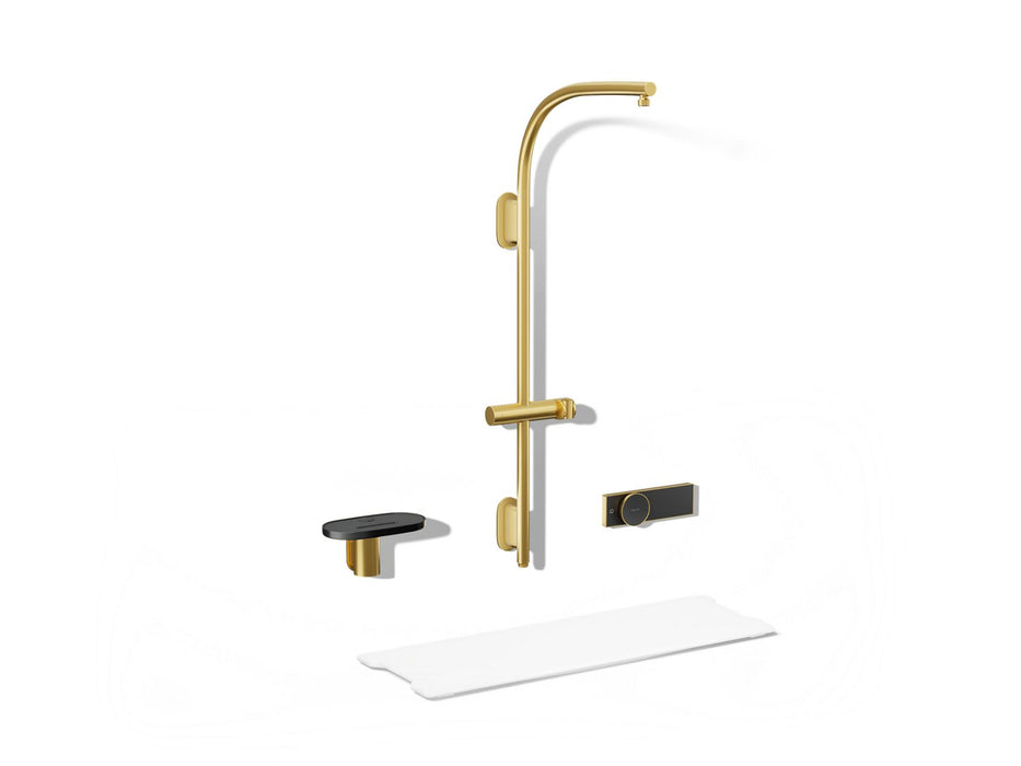 KOHLER K-33482 Anthem EvoCycle Smart shower system, vibrant brushed moderne brass