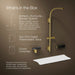 KOHLER K-33482 Anthem EvoCycle Smart shower system, vibrant brushed moderne brass - view 2