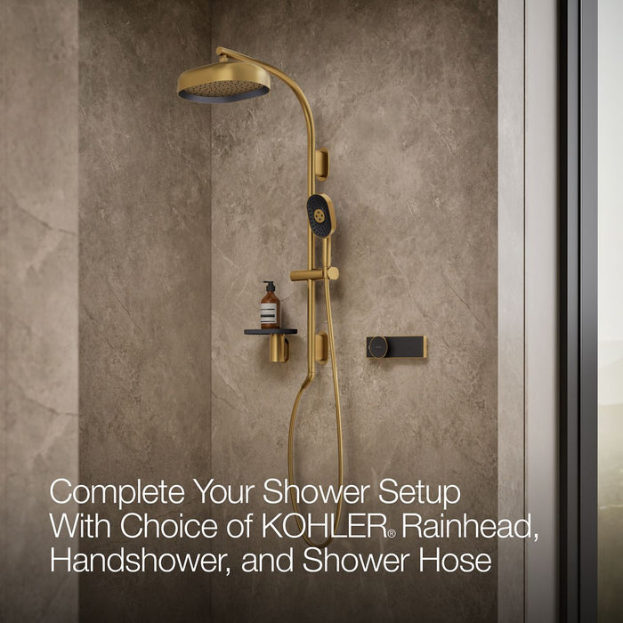KOHLER K-33482 Anthem EvoCycle Smart shower system, vibrant brushed moderne brass - view 5