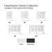 KOHLER K-33538-ASB Hearthaven 48" bathroom vanity cabinet with sink and quartz top, slate grey - view 2