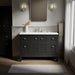 KOHLER K-33538-ASB Hearthaven 48" bathroom vanity cabinet with sink and quartz top, slate grey - view 4