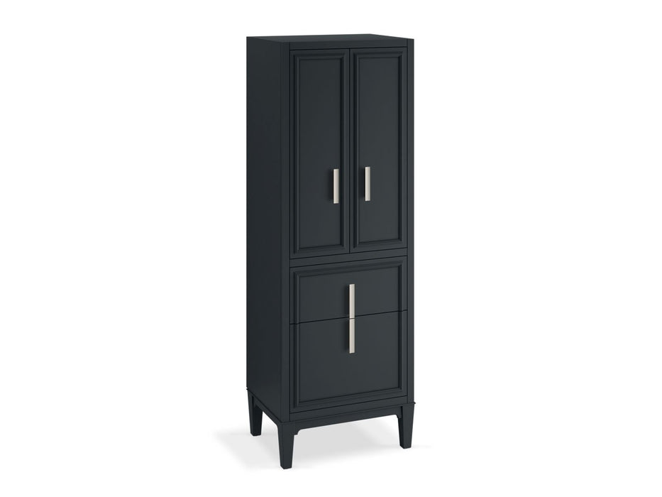 KOHLER K-33548-ASB Southerk 24" x 70" linen tower, slate grey