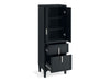 KOHLER K-33548-ASB Southerk 24" x 70" linen tower, slate grey - view 2