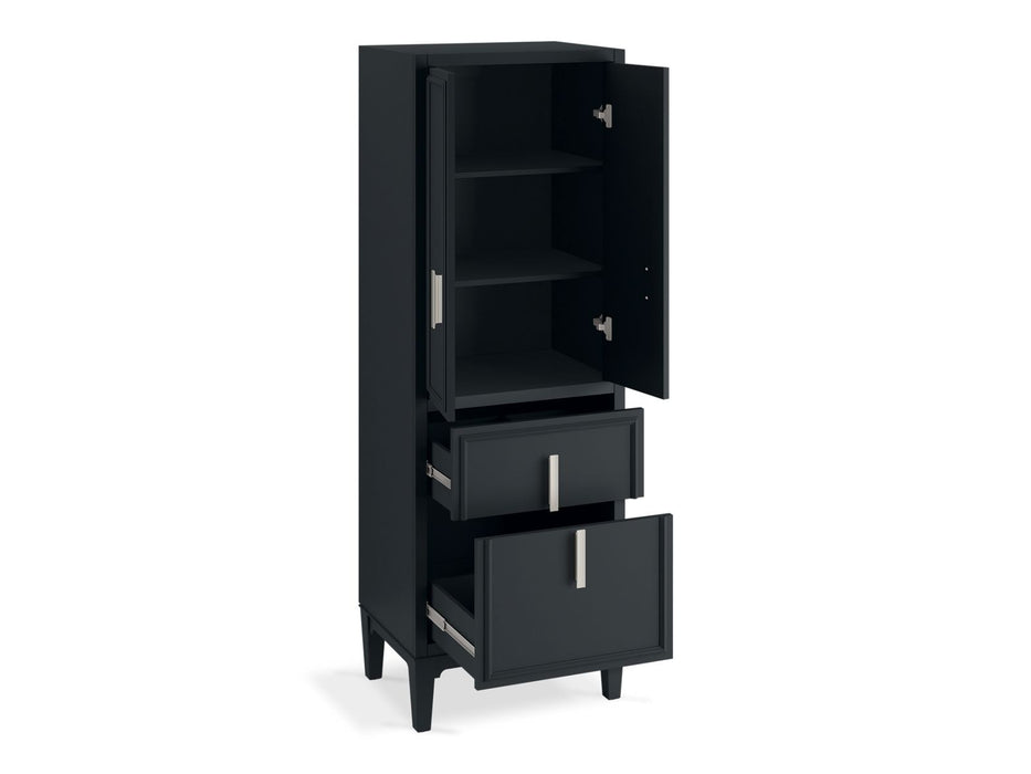 KOHLER K-33548-ASB Southerk 24" x 70" linen tower, slate grey - view 2