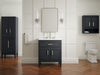 KOHLER K-33548-ASB Southerk 24" x 70" linen tower, slate grey - view 3