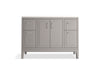 KOHLER K-33554-ASB Seer 48" bathroom vanity cabinet with sink and quartz top, mohair grey - view 4