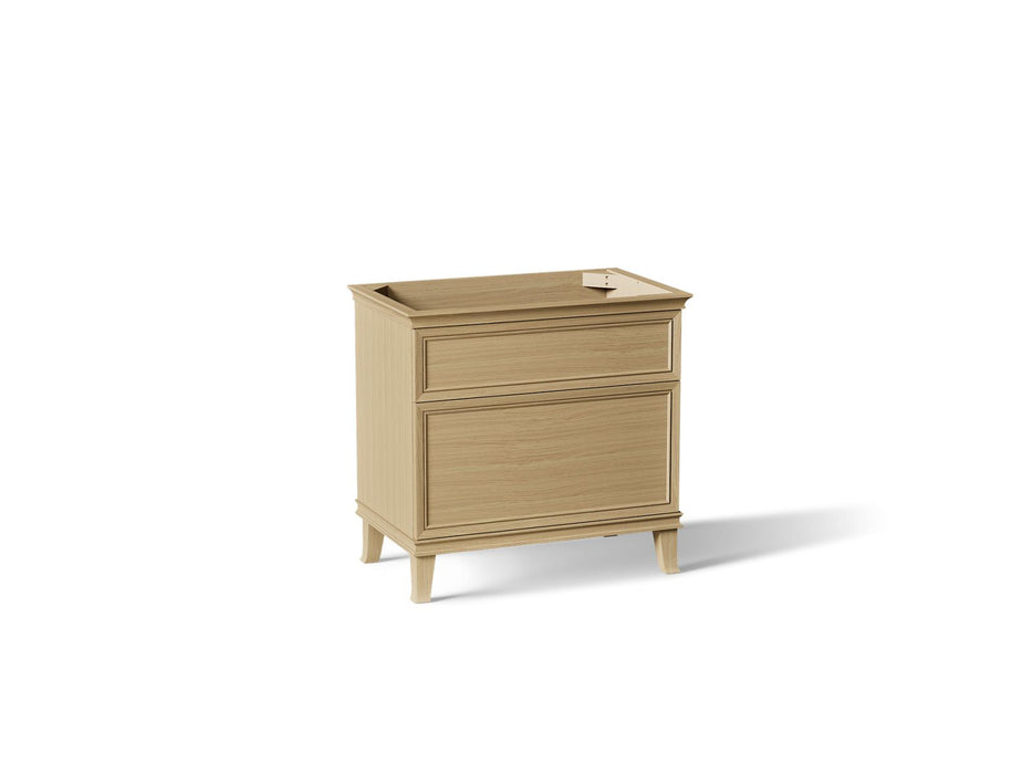 KOHLER K-33559 Artifacts 36" bathroom vanity cabinet, light oak