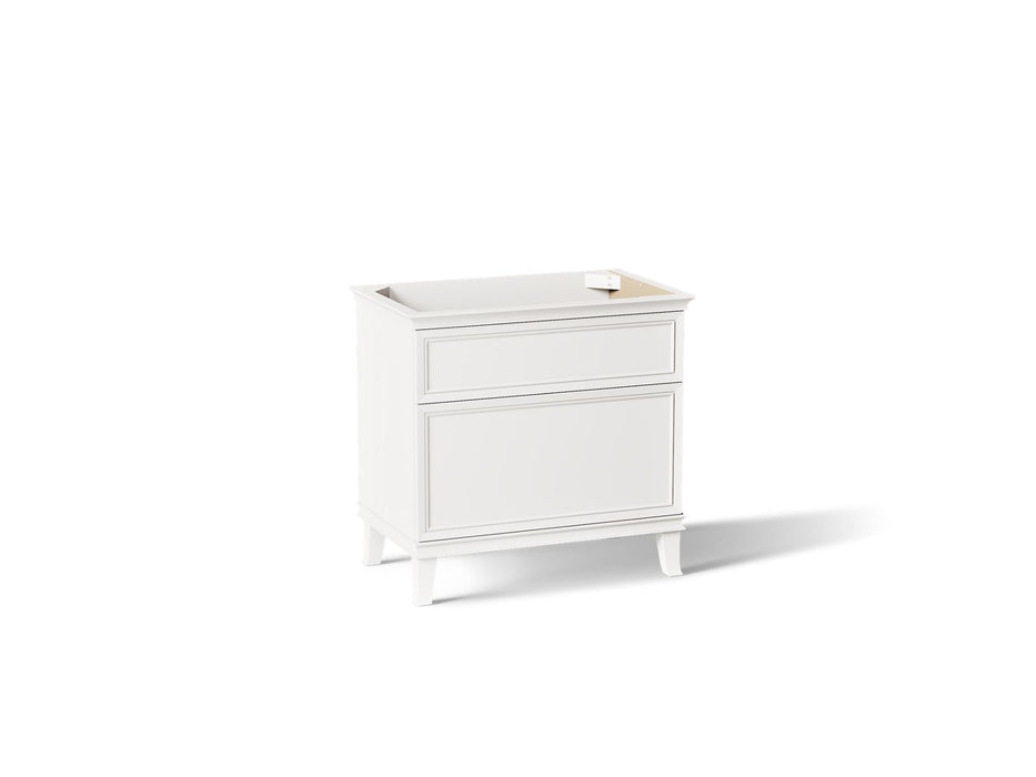 KOHLER K-33559 Artifacts 36" bathroom vanity cabinet, linen white