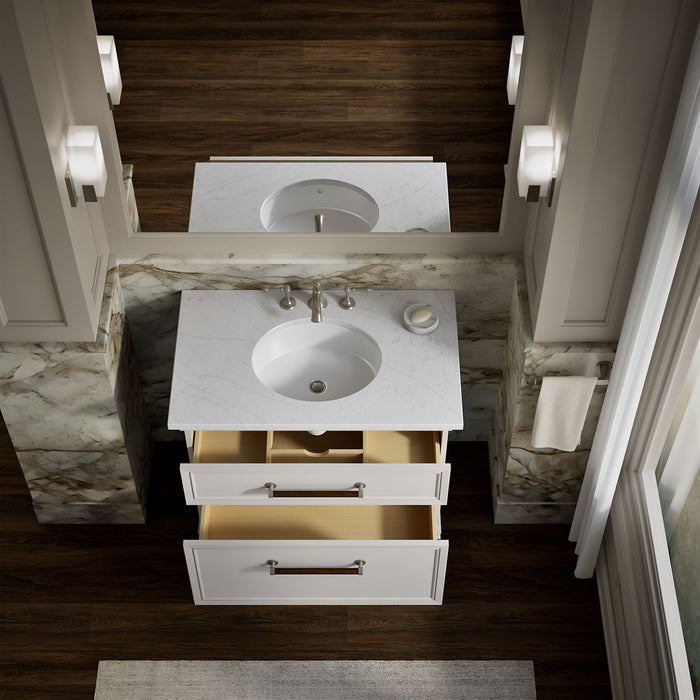 KOHLER K-33559 Artifacts 36" bathroom vanity cabinet, linen white - view 3