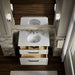 KOHLER K-33559 Artifacts 36" bathroom vanity cabinet, linen white - view 3