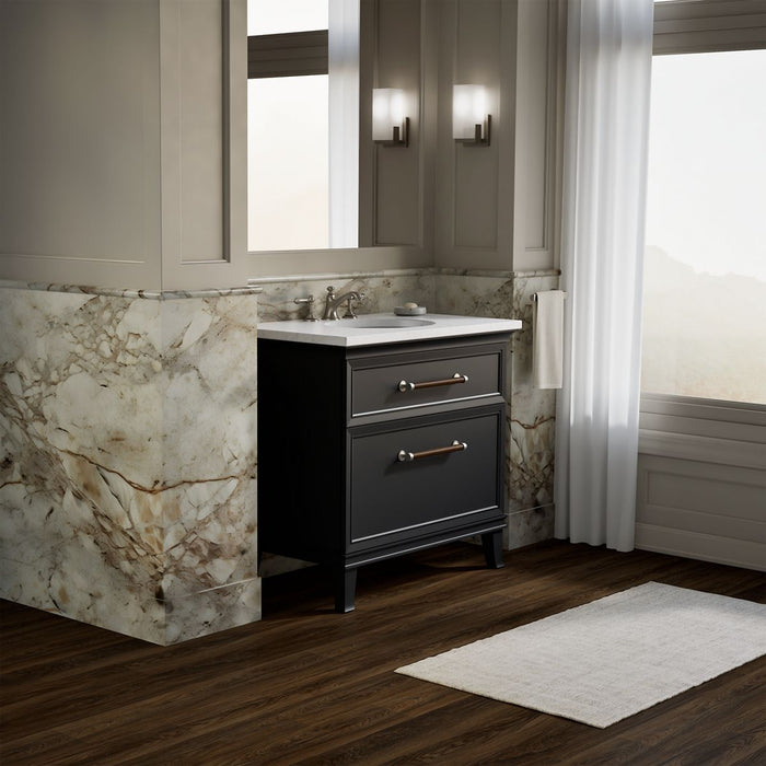 KOHLER K-33559 Artifacts 36" bathroom vanity cabinet, slate grey - view 4