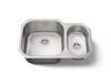 KOHLER K-3355 Undertone 30-3/4" undermount double-bowl kitchen sink, stainless steel